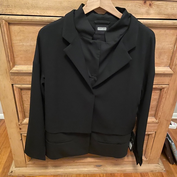 Rare Annette Gortz Meeike Black Wool Blazer - Picture 6 of 10